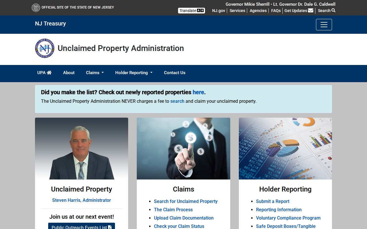 Gloucester Township residents directory New Jersey unclaimed property search
